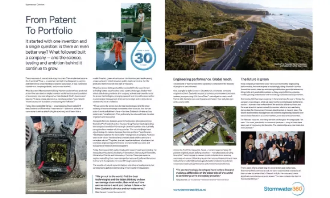 From Patent to Portfolio: Celebrating 30 Years of Stormwater Innovation