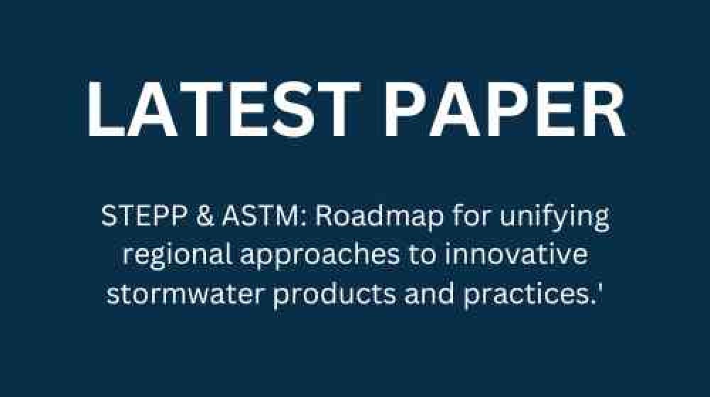 Mike Hannah presents at SET Conference 'STEPP & ASTM: Roadmap for unifying regional approaches to innovative stormwater products and practices.'